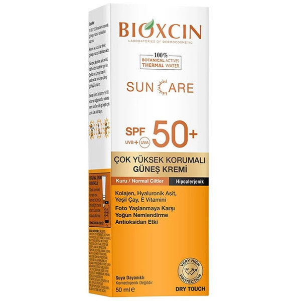 Bioxcin Sun Care Very High Protection Sun Cream For Dry And Normal Skin Spf 50+ 50 Ml