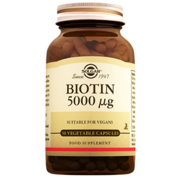 Solgar Biotin 5000Mcg 50 Capsules