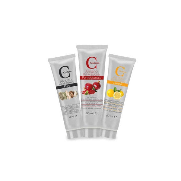 Claderm 50Ml 3 Pieces (Pure-Pomegranate-Lemon) Advantage Package