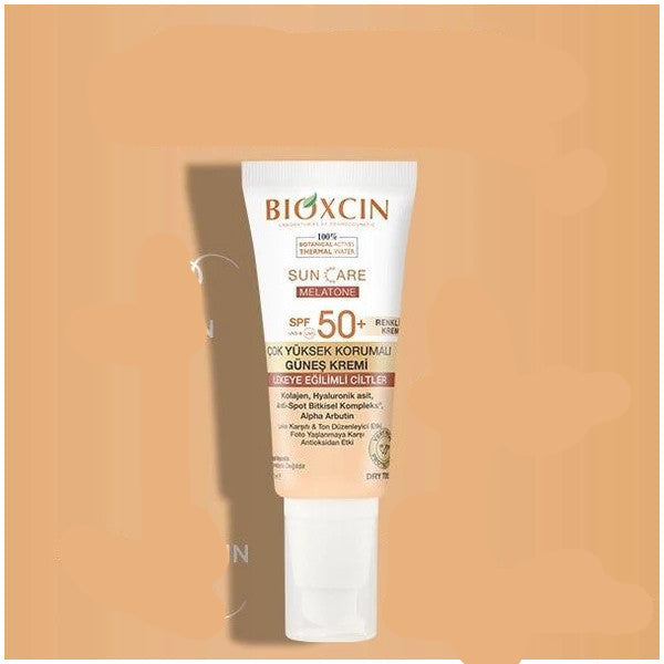 Bioxcin Color Sun Care Melatone Spf 50 Very High Protection Sun Cream For Blemish-Prone Skin 50 Ml