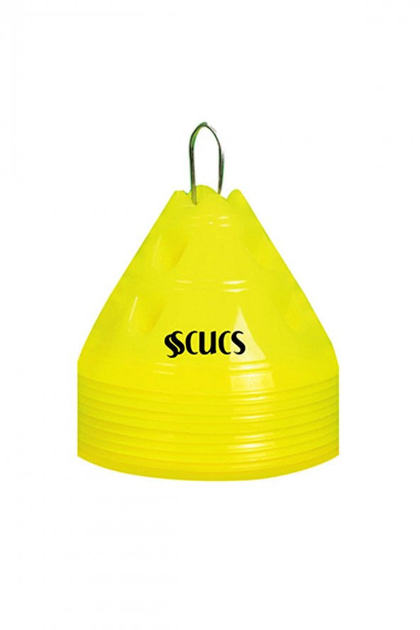 Scucs Large Training Cones 10 Pcs Yellow Scx 1082