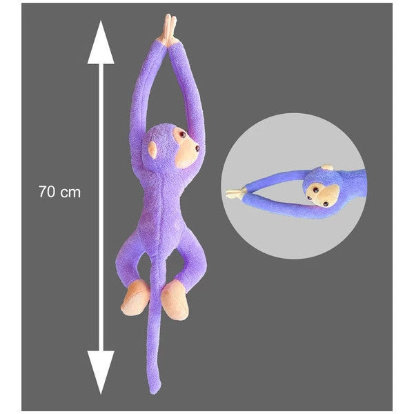 Sticky Hands Playmate And Sleeping Companion 70 Cm Plush Monkey Toy - Premium Fabric