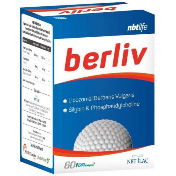 Nbt Life Berliv Liposomal Berberis Vulgaris 60 Capsules