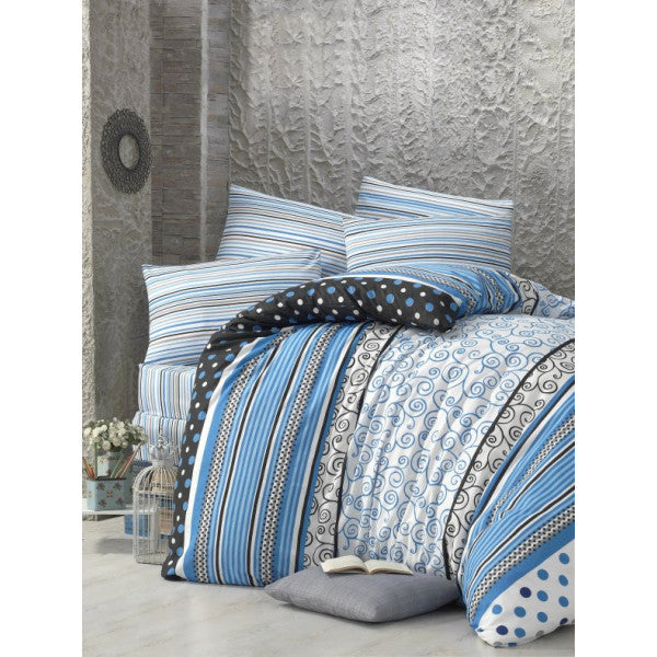 Komfort Home Single Polycotton Duvet Cover Set (Point)