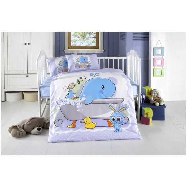 Komfort Home Baby Duvet Cover Set 100% Cotton (Berinay)