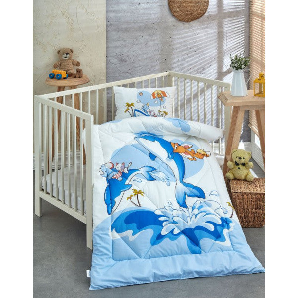 Komfort Home Ranforce Baby Quilt Set 100% Cotton / V1