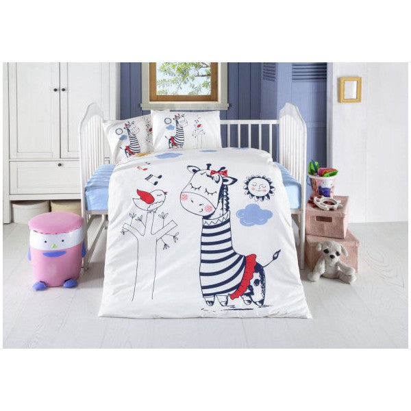 Komfort Home Baby Duvet Cover Set 100% Cotton (Berinay)