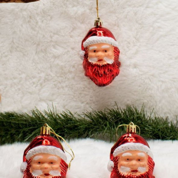 3-Piece Christmas Santa Claus Christmas Tree Ornament