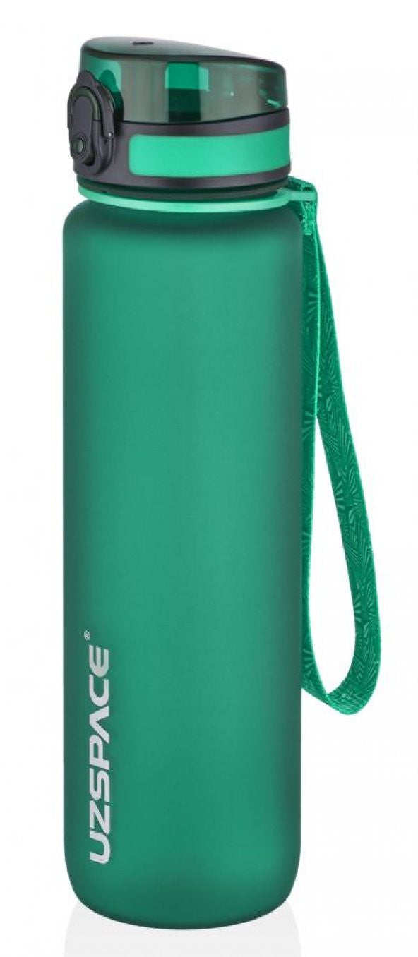 Uzspace Two 1000 Ml Green Luxury Tritan Flask - Drinker