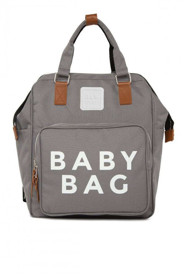 Bagmori Gray Baby Care Backpack