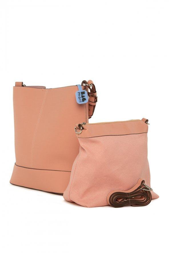 Bagmori Ligth Pink Design Shoulder Bag