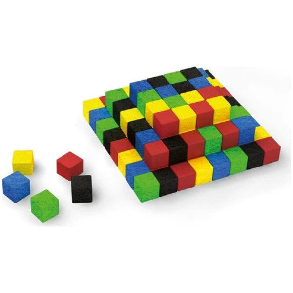 Redka Wooden Colored Unit Cubes