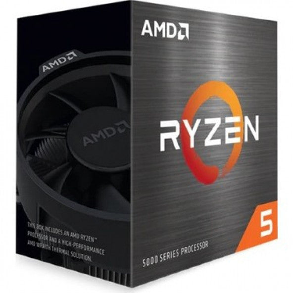 معالج AMD Ryzen 5 5600 3.5 جيجا هرتز (Turbo 4.4 جيجا هرتز) 6 كور و12 خيط وذاكرة تخزين مؤقت 35 ميجا بايت Am4 (مع صندوق)