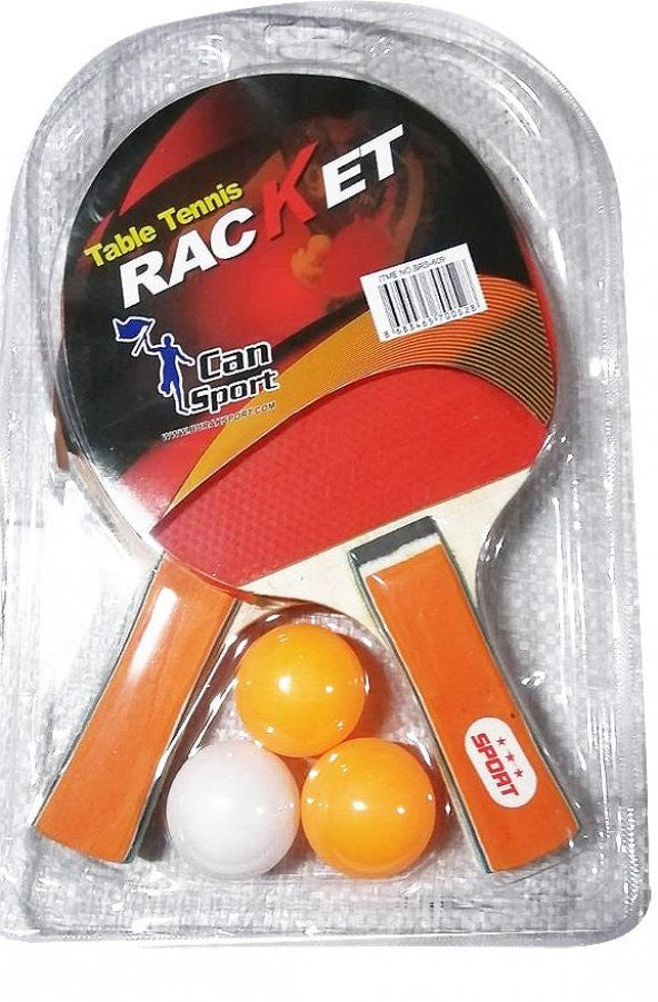 Table Tennis Racket Set Bsr-609 ( 2 Rackets 3 Balls )