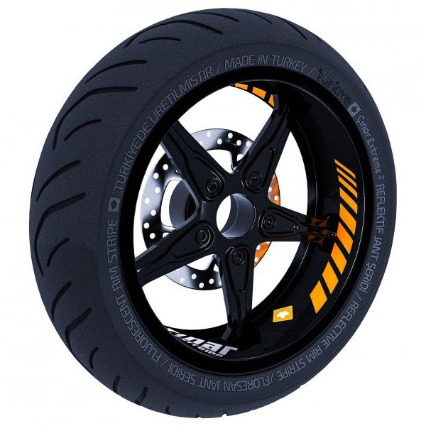 Gp Racing Lemon Yellow Inner Rim Strip Sticker Çınar Extreme