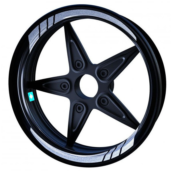 Moto GP Gilded Silver Inner Rim Strip Sticker Çınar Extreme