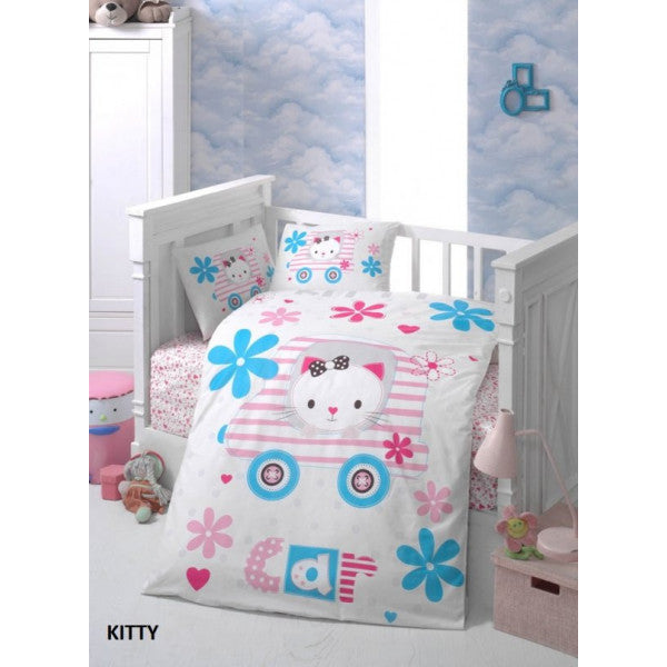 Komfort Home Baby Duvet Cover Set 100 Cotton (Berinay)