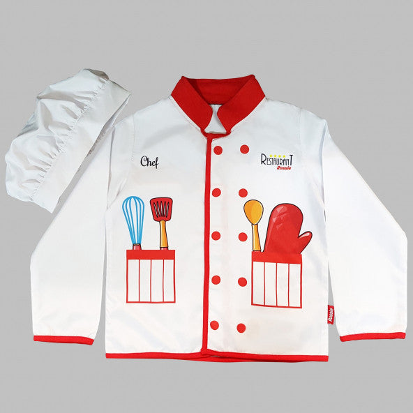 Rossie Chef Costume And Hat 3-6 Years