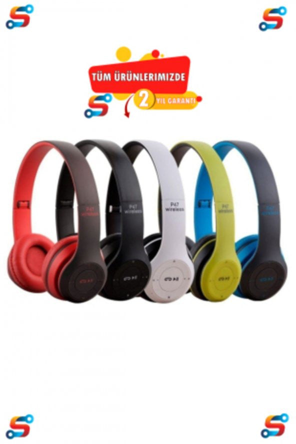 Altunga P47 Green Foldable 2.4 Edr Wireless Bluetooth Headset