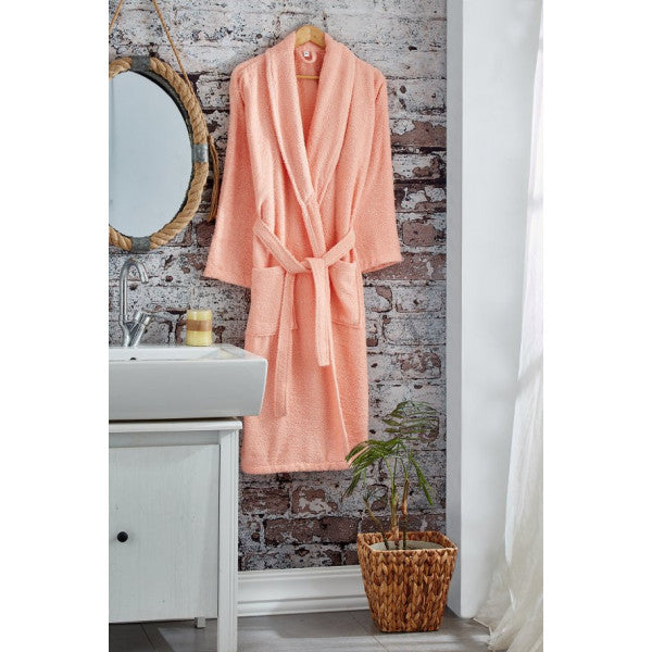 Komfort Home Cotton Bathrobe - Size S - Orange