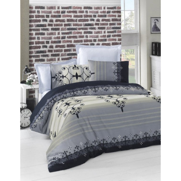 Komfort Home Double Exclusive Deluxe Satin Duvet Cover Set (Vanessa)