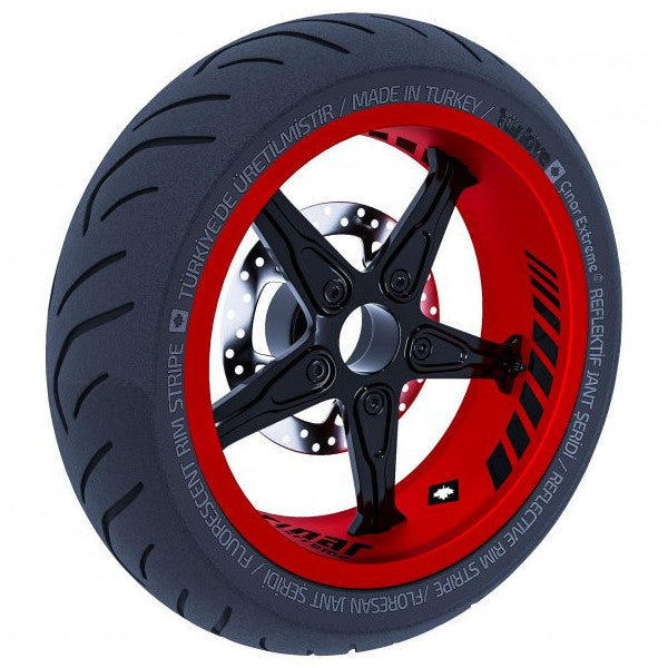 Gp Racing Jet Black Inner Rim Strip Sticker Çınar Extreme