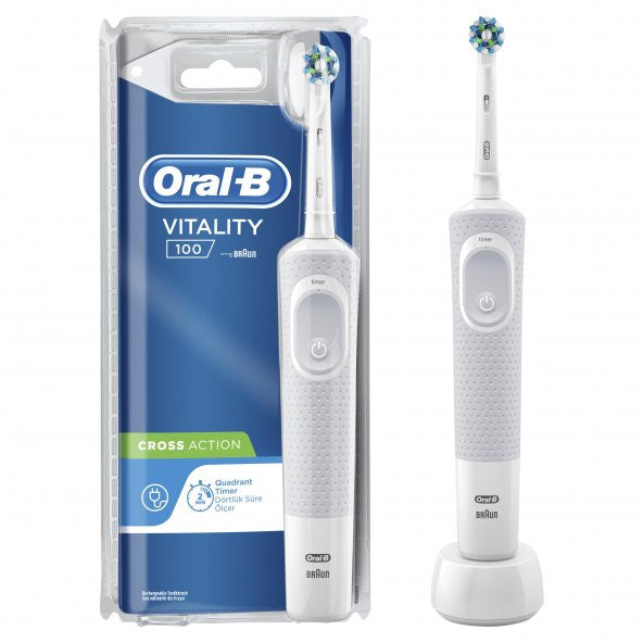 Oral-B D100 Vitality Cross Action Rechargeable Toothbrush