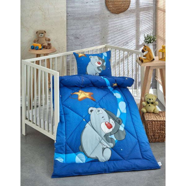 Komfort Home Ranforce Baby Quilt Set 100% Cotton / V10