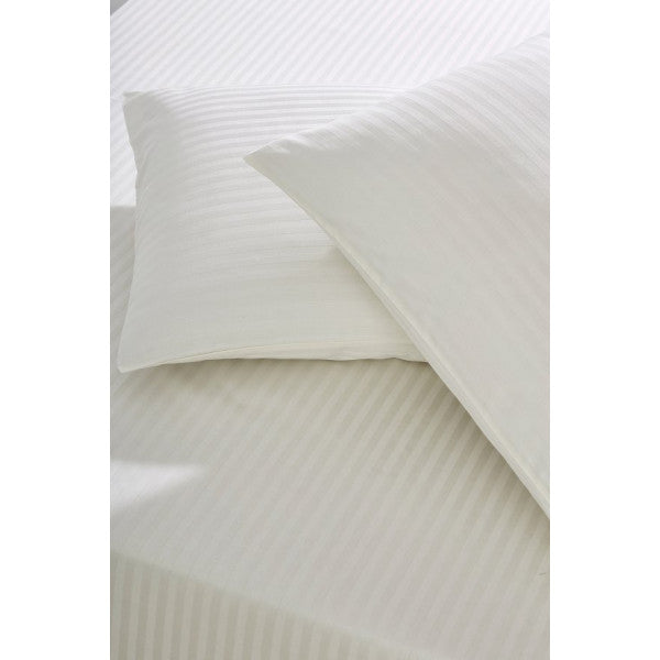 Komfort Home Single Lined Cotton Satin Bed Sheet Set / Cream