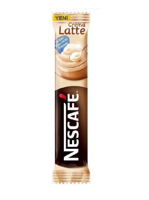 Nestle Nescafe Crema Latte Coffee 24 Pcs Pack 17 Gr