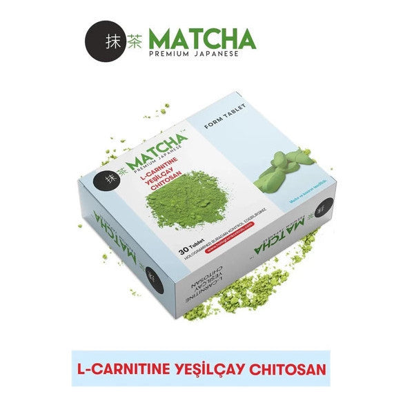 Matcha Chitosan Vitamin C And L-Carnitine Food Supplement 30 Tablets