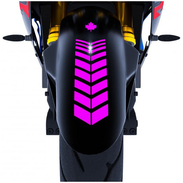 2 Pieces Sport Motorcycle Fender Rose Pink Helmet Sticker Çınar Extreme