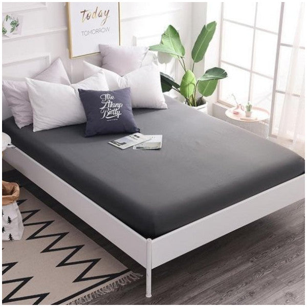 Comfort Home King Size Cotton Fitted Bed Sheet 180X200 Cm