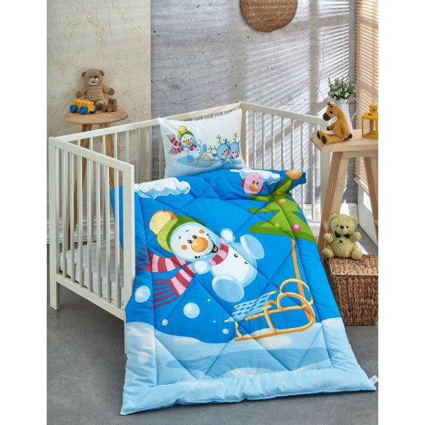 Komfort Home Ranforce Baby Quilt Set 100% Cotton / V8