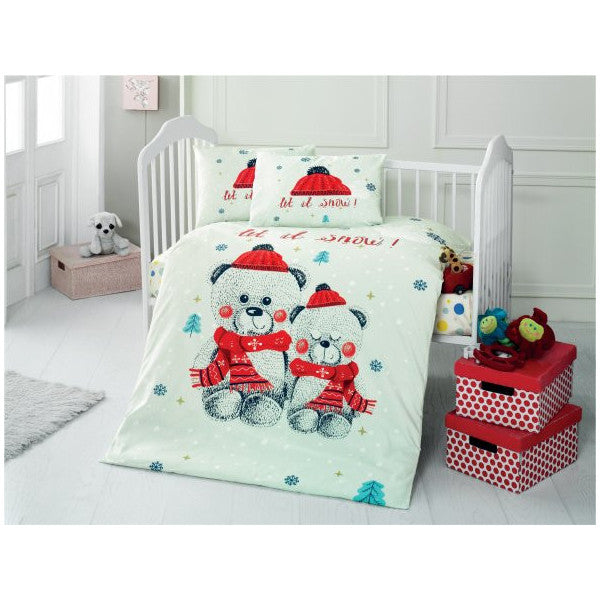 Komfort Home Baby Sleeping Set 100% Cotton / Snow