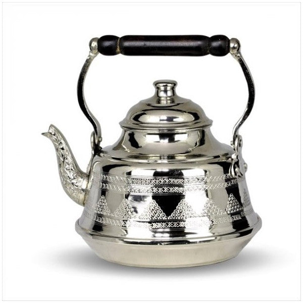 Morya Copper Turkish Tea Pots Teapot Set Warmer Coffee Teaware Kettle Infuser Vintage Kitchen Decor Handmade 2.4 Lt