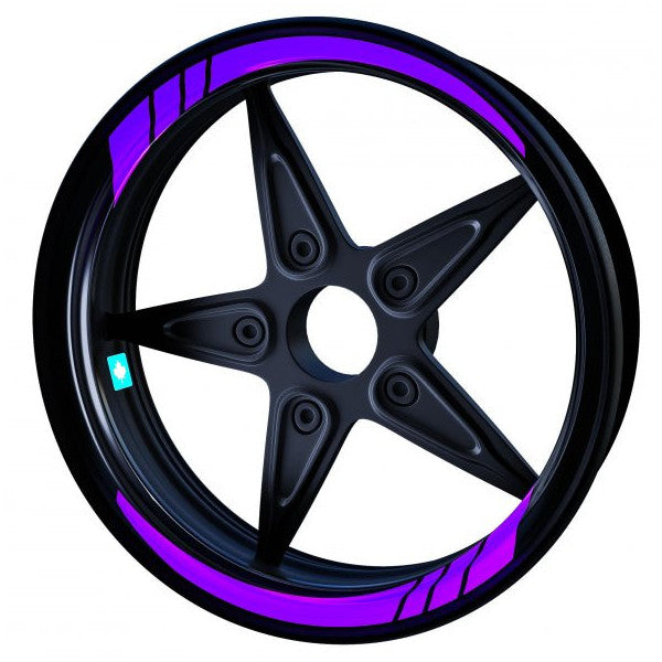 Moto GP Eggplant Purple Inner Rim Strip Sticker Çınar Extreme