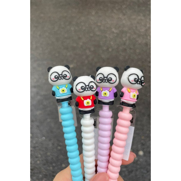 Panda With Glasses 0.7 Tip Versatile Pen 1 Piece