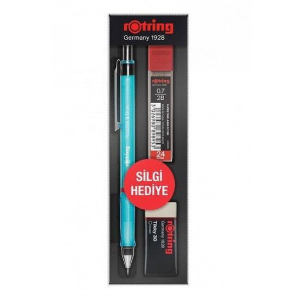 Rotring School Set Visuclick Versatil + Min Eraser 0.7 MM Blue RO-VK07-BLUE