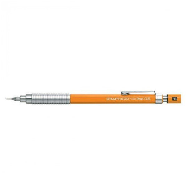 Pentel Drawing Pen Graph 600 0.5 Mm Orange Pg605-F