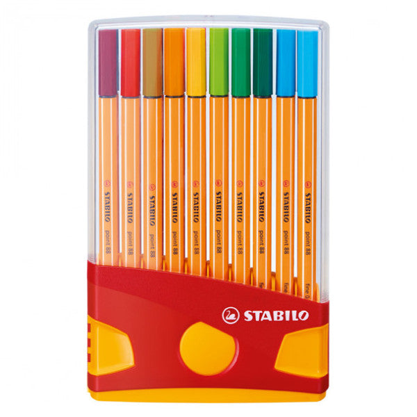 Stabilo Felt Tip Fine Pen 88 Point 0.4 Mm Mixed Color 20 Pcs Colorparade 8820-03