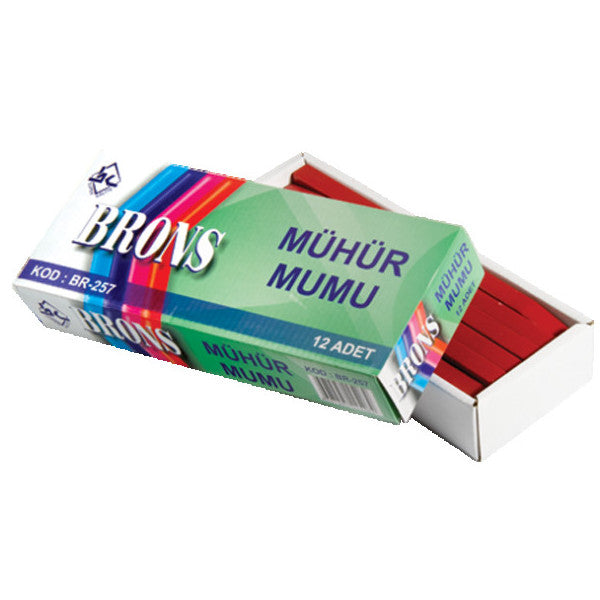 Brons Seal Wax 420 GR Red 10 LU BR-257