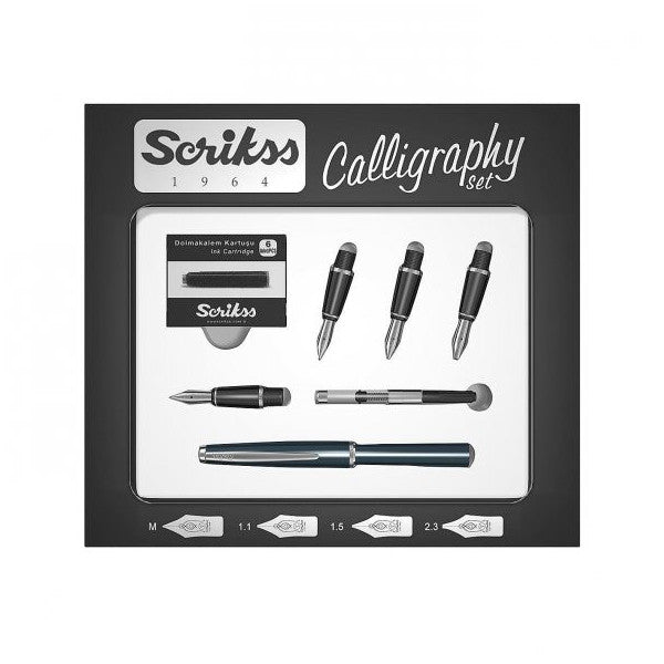 Scrikss Calligraphy Set Navy Blue 33