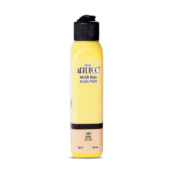 Artdeco Acrylic Paint 140 Ml Yellow 070R-3601