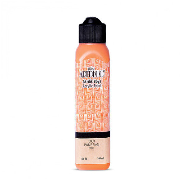 Artdeco Acrylic Paint 140 Ml Rust Color 070R-3033