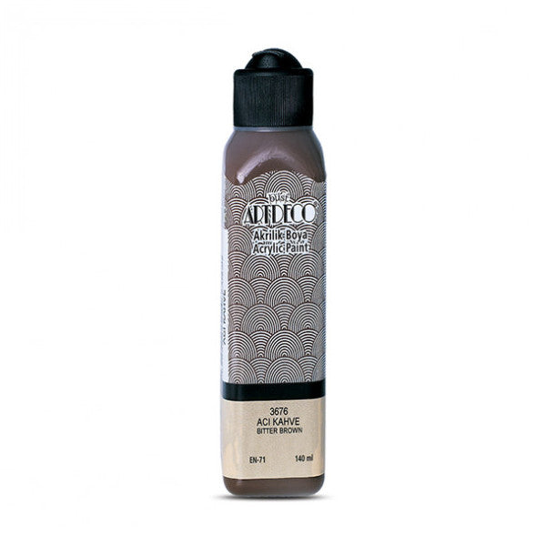 Artdeco Acrylic Paint 140 ML Bitter Brown 070R-3676