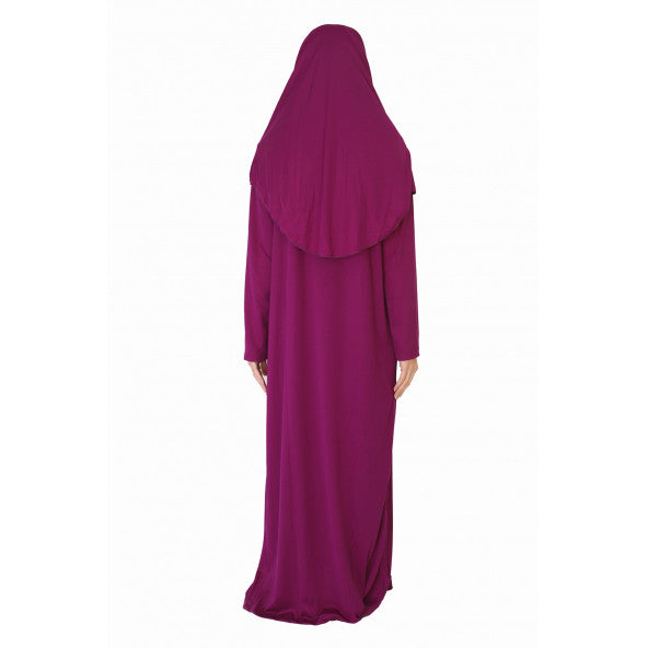 Light Purple Zippered Prayer Dress