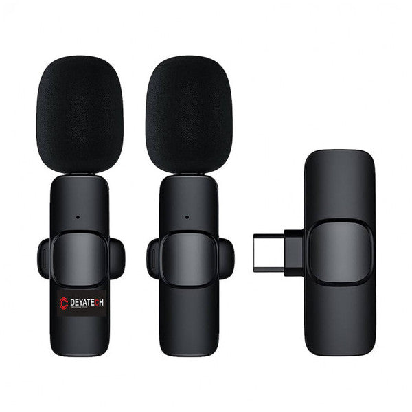 Deyatech Android Compatible 2 Wirelles K9 Microphone For Mobile Phone