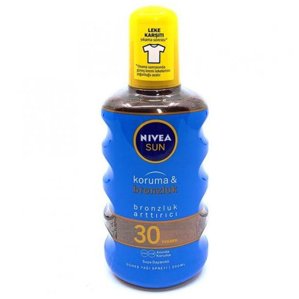Nivea Sun Protection Tan Tan Enhancer Protective Sun Oil Spf30 200Ml