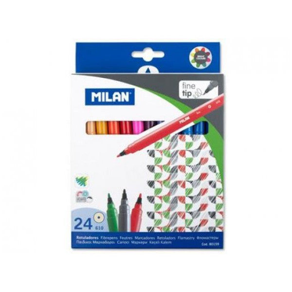 Milan Felt Crayons 24 Pcs. Ml 80159